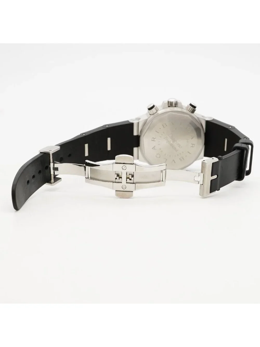 Bvlgari Bulgari Diagono Scuba Flyback Black Dial Watch